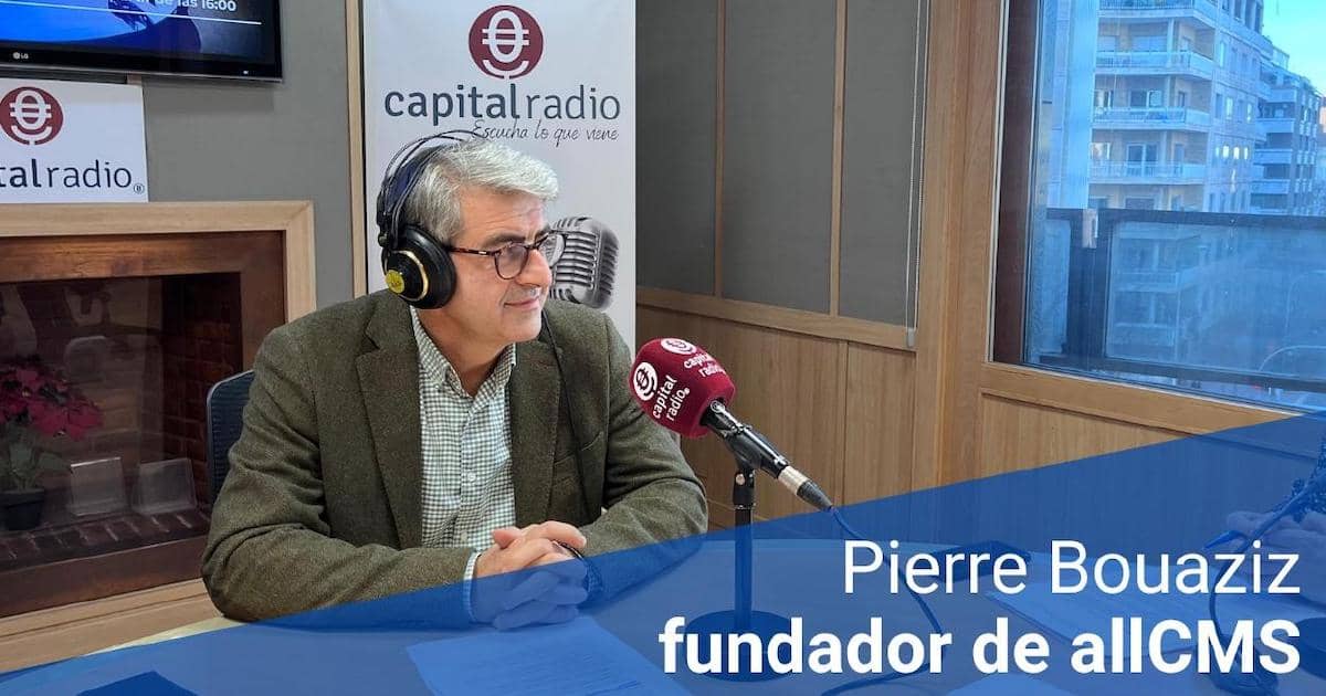 Pierre Boauziz, fundador de AllCMS —con sello de empresa firmante— estuvo presente en Capital Radio
