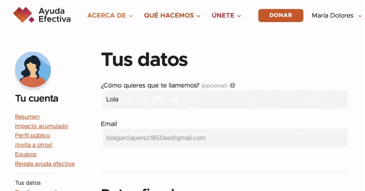 ¿Cómo quieres que te llamemos?