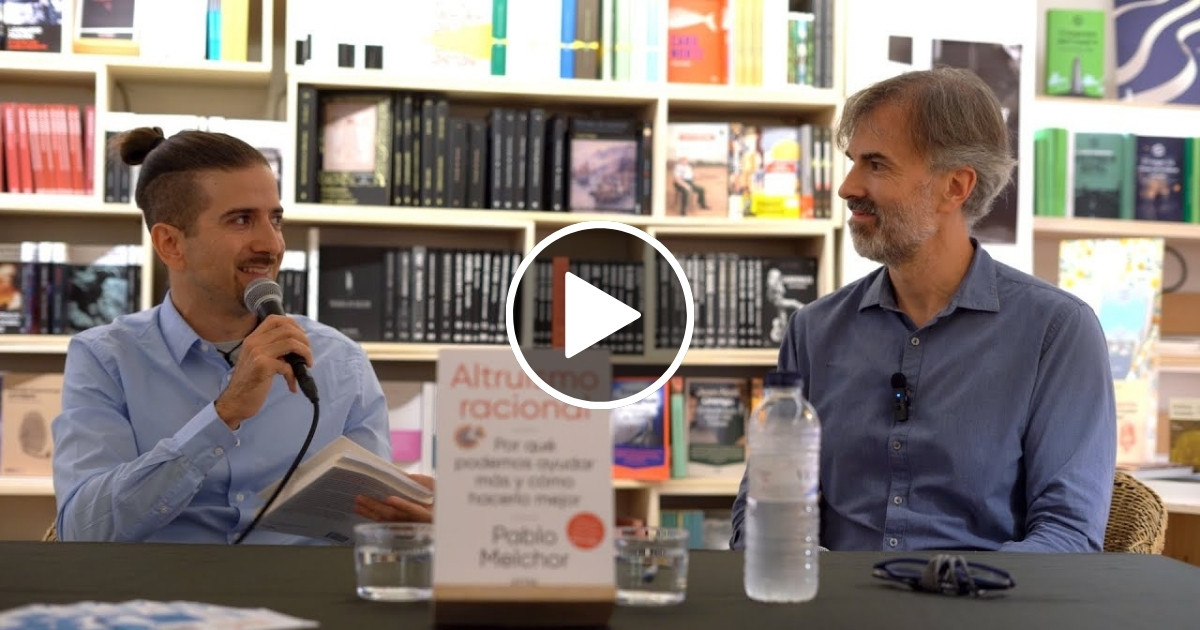 Presentación en Barcelona en una conversación con Pablo Rosado