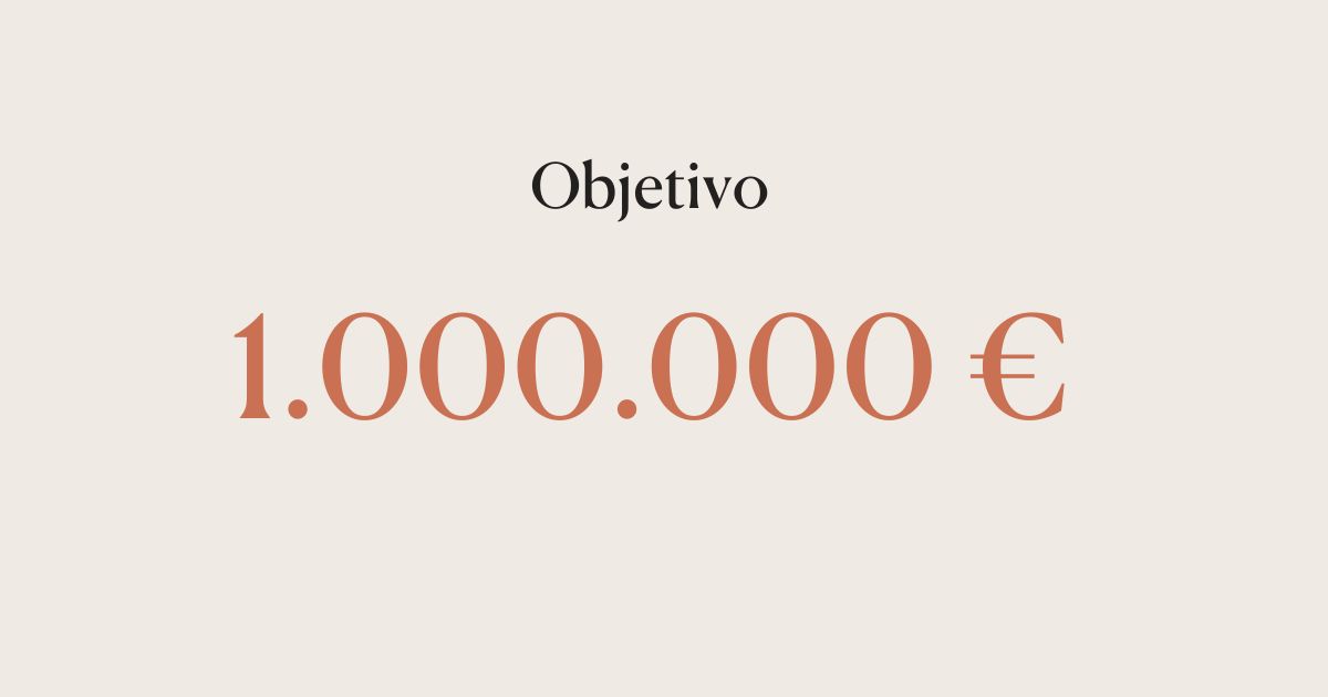 Acerca del objetivo de 1 millón de euros