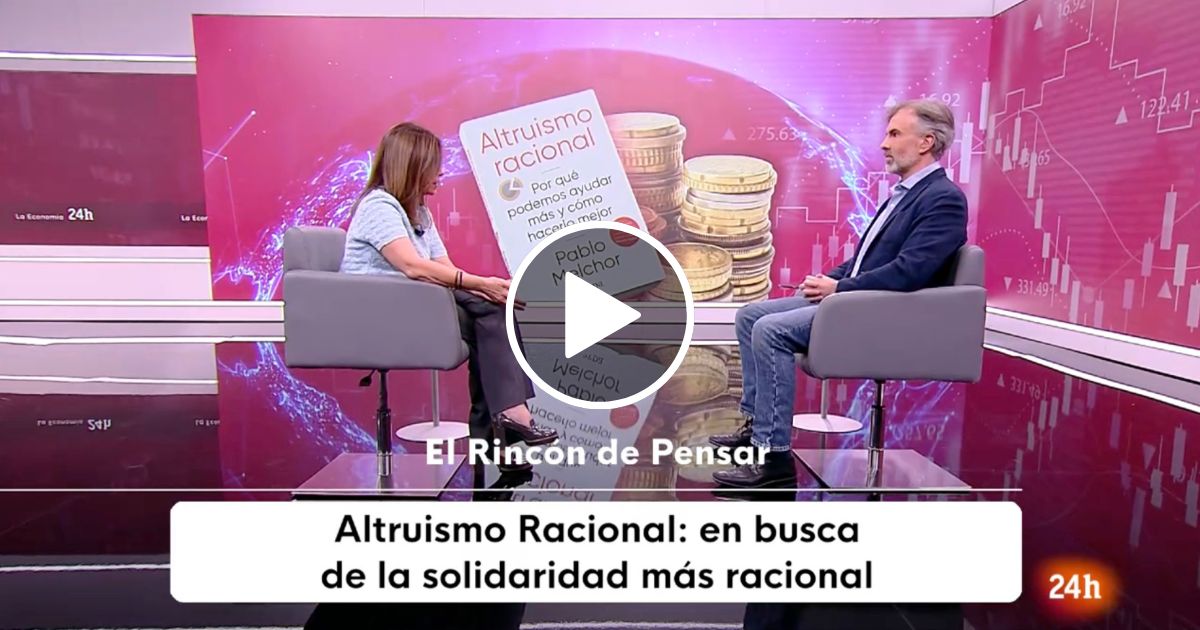 Más medios cubren el lanzamiento del libro «Altruismo racional»
