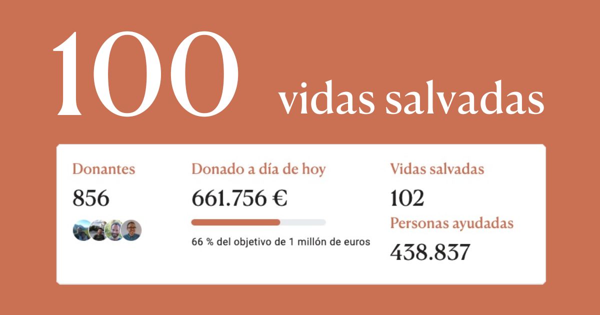 100 vidas salvadas