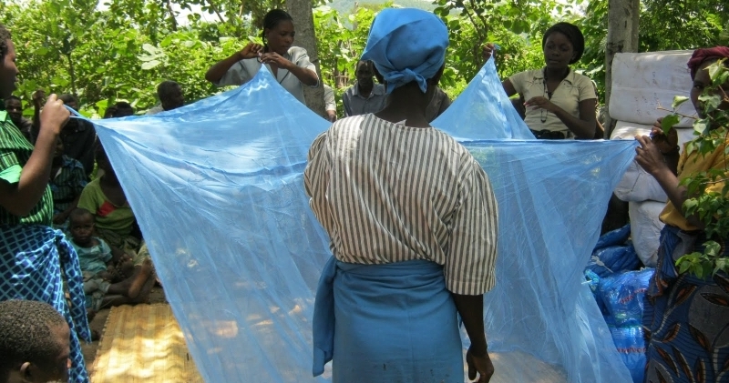 Demostración del uso correcto de una mosquitera