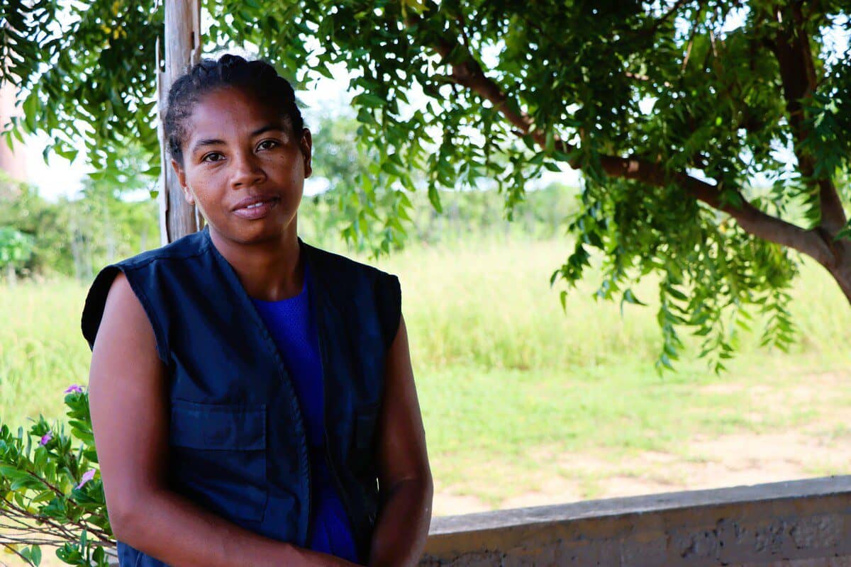 Jemima, responsable sanitaria del distrito de Morondava.