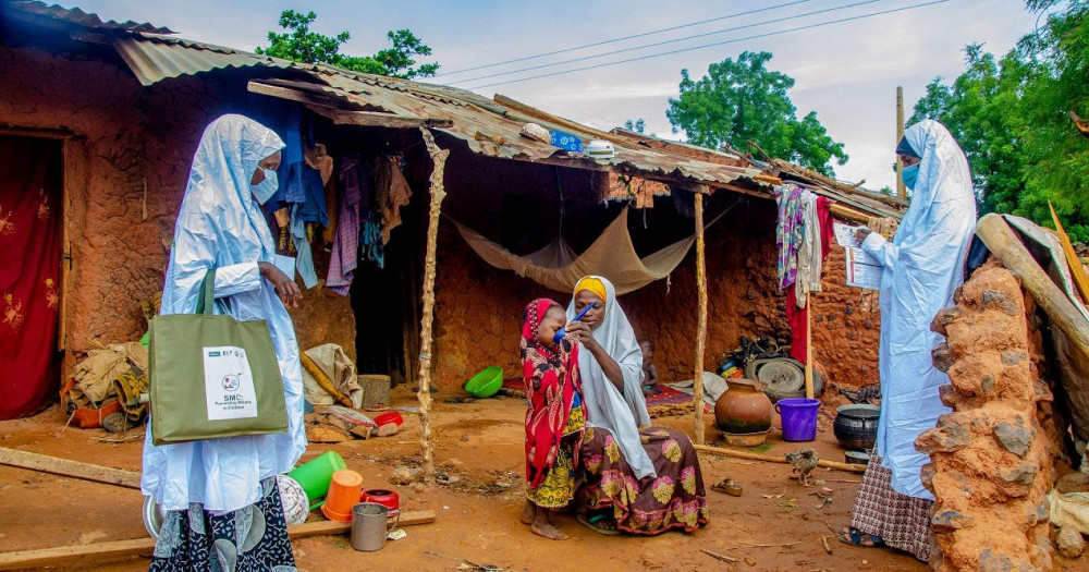 Formación en el uso de mosquiteras contra la malaria