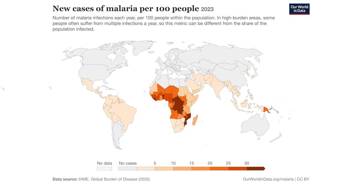 Una infancia marcada por la malaria